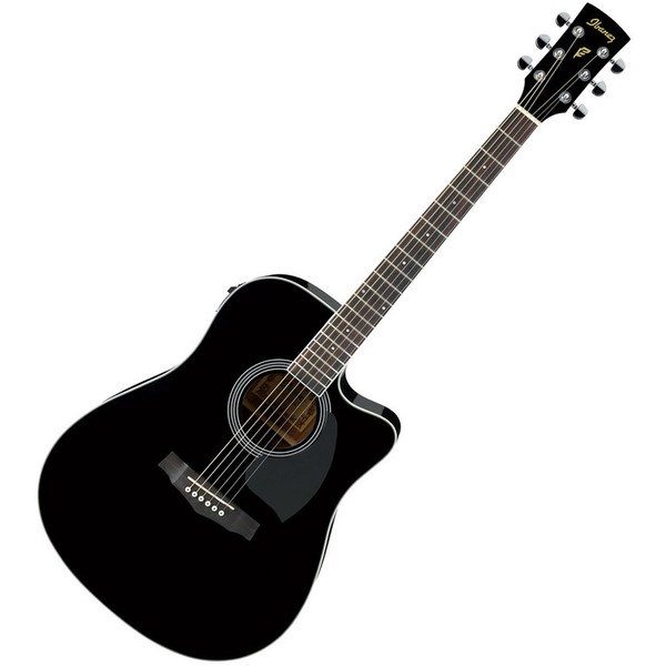 Ibanez Semi Acoustic Guitar PF15ECE-BK